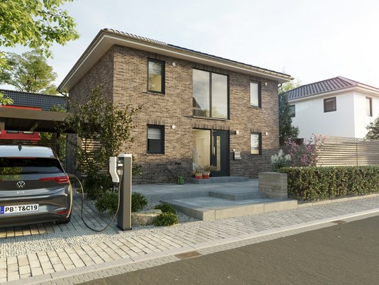 Die Stadtvilla 145 mit optionalem Klinker