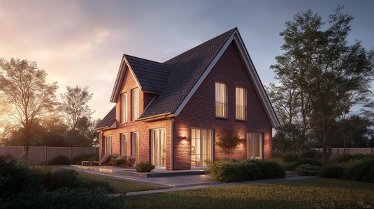 Modern geplantes Ferienhaus in Ostseenähe mit Klinkerfassade und energieeffizienter Ausstattung als attraktive Kapitalanlage für nachhaltige Renditen