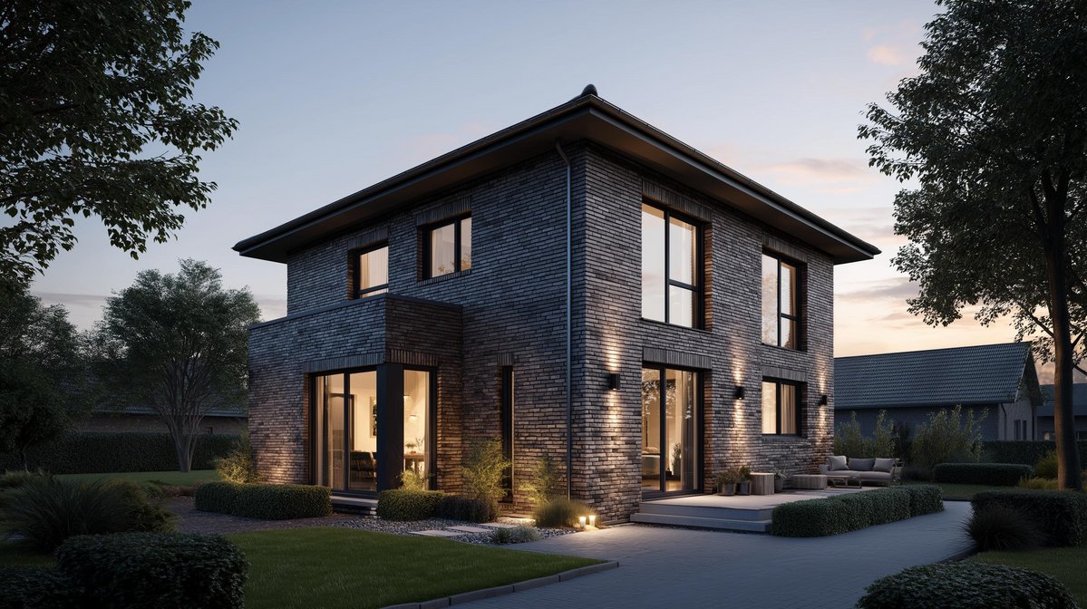 Modern geplantes Massivhaus in Norddeutschland mit energieeffizienter Bauweise als attraktive Kapitalanlage für langfristige Wertsteigerung
